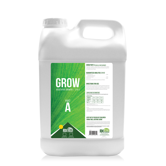 GROW A&B Vegetative Growth Nutrients 5 Gallons